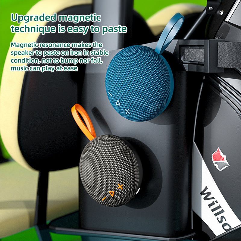 Snap-On Magnetic Mini Bluetooth Speaker – Loud Sound, Anywhere You Go 🔊