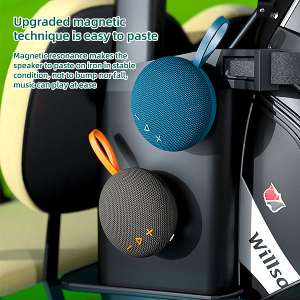 Snap-On Magnetic Mini Bluetooth Speaker – Loud Sound, Anywhere You Go 🔊