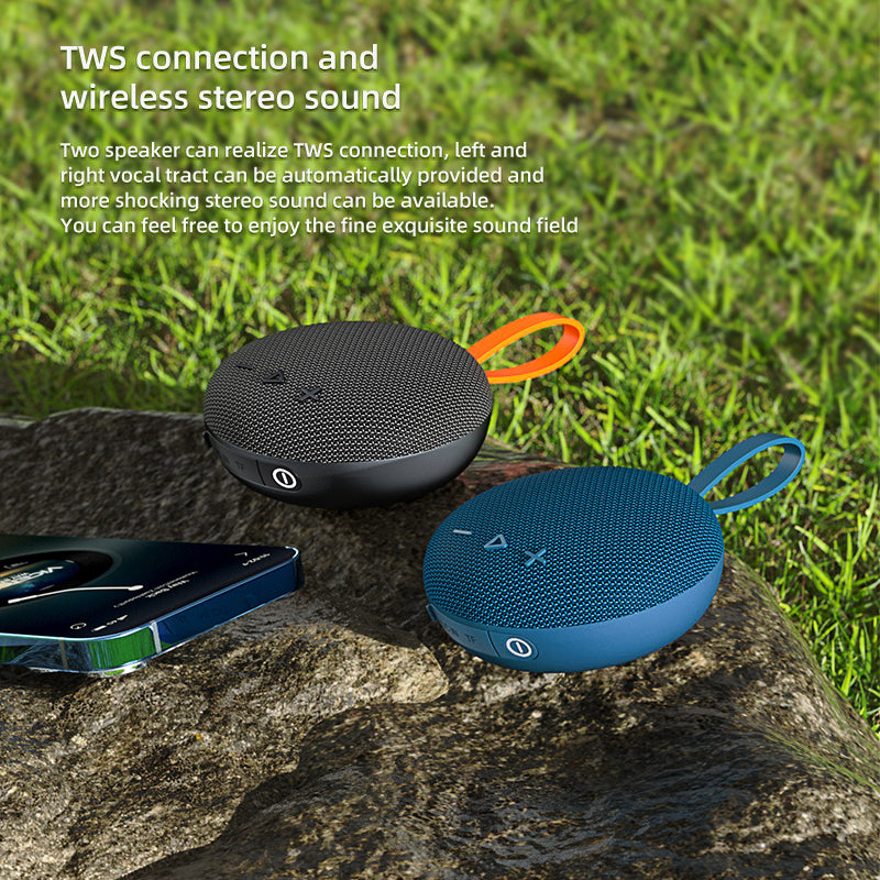 Snap-On Magnetic Mini Bluetooth Speaker – Loud Sound, Anywhere You Go 🔊